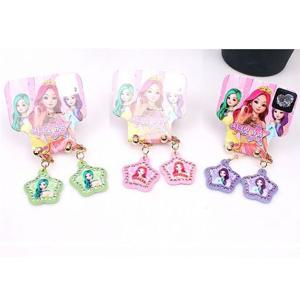 시크릿쥬쥬 별의여신 큐빅별 귀찌 랜덤 아동귀걸이