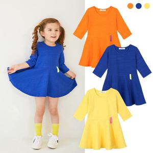 리틀버니 유아동 팡팡 원피스 7부 원피스 OPS2547