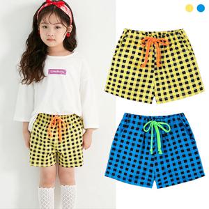 리틀버니 유아동 체스 팬츠 반바지 숏팬츠 PAN2600