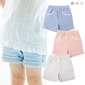 리틀버니 유아동 롤리 팬츠 레이스 반바지 PAN2308