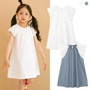 리틀버니 유아동 숄더 레이스 원피스 OPS2570