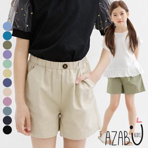 [아자브키즈] 크링 팬츠 아동 여아 주니어 반바지 바지