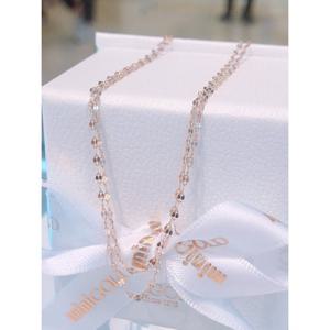 미니골드 14K 루시 더블 발찌 FNKM4174