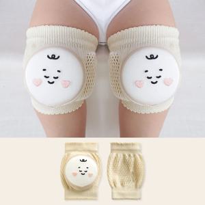 [하이베이비클럽] 베이비 오가닉 아기 캐릭터 무릎보호대 3중패