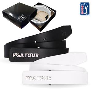 [PGA TOUR] 천연 이태리 통 소가죽 훅 수동 벨트/추석 명절 선물