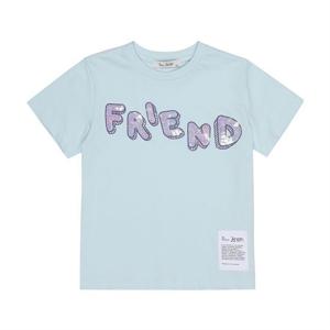 [피터젠슨]피터젠슨 아동_FRIEND 스팽글 반소매 티셔츠 PQM11TR23M_BU