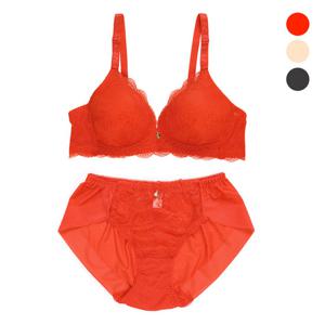 바풀 SB BN 181011 레이스 망 브라팬티 세트 (70A~90A)