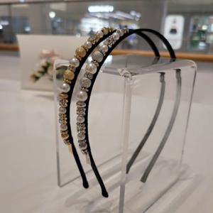 장폴클라리쎄(JP Clarisse) 하프진주볼크리스탈 헤어밴드 LFHB0463