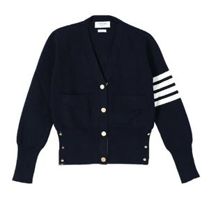 톰브라운 크레이프 밀라노 스티치 여성 가디건 네이비 FKC207A-00219-415