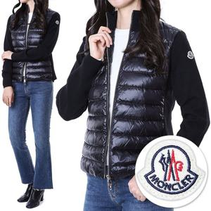 몽클레어 여성 니트넥 패딩 집업/9B00014 M1131 999