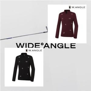 와이드앵글 WWU22K42BU 여성 CF 로코코 WA 자수 스웨터 (BURGUNDY)