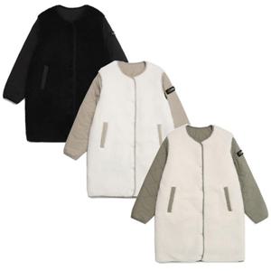 [내셔널지오그래픽] (N224WFJ130) 여성 웨이젤라 리버시블 롱기장 플리스 집업