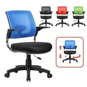 디자인 빈티지 BK타입 철제 패브릭의자 쿠션 학원원룸