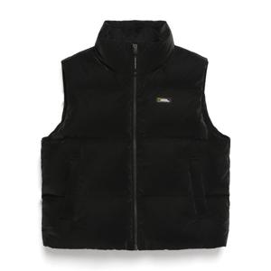 내셔널지오그래픽 N244WDV030 여성 글라리스 크롭 하이넥 다운 베스트 CARBON BLACK