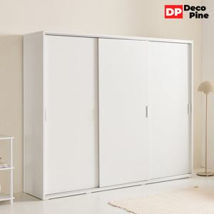 데코파인 리즈 슬라이딩장롱 2400 옷장 안방 작은방 이불장 키큰