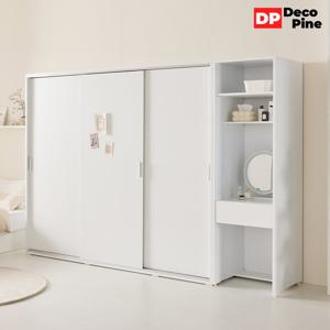 데코파인 리즈 슬라이딩장롱 ZA세트 옷장 화장대 안방 신혼부부