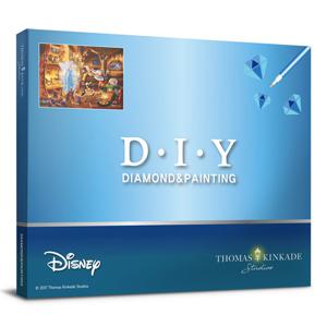 디즈니 토마스 킨케이드 피노키오 보석십자수 캔버스 40x50cm DT5007