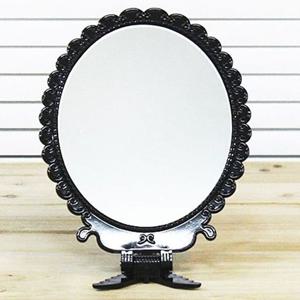 공주 휴대용 손잡이 겸 스탠드 거울 특대 탁상 화장대