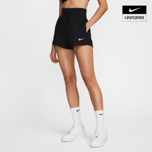 [나이키] 스포츠웨어 피닉스 플리스 여성 하이웨이스트 루즈 프렌치 테리 쇼츠 HJ8468-010