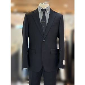 지오지아 25SS 다크네이비 사계절 반안감 정장 세트 ADF5SB1101