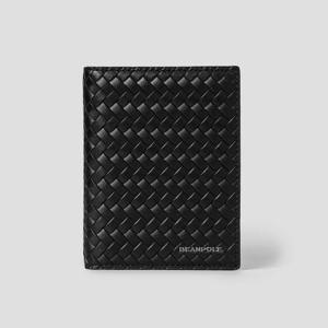 [빈폴] 프리미엄 가죽 메쉬 카드지갑 - 블랙 BE52A3M075