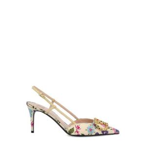 발렌티노 플로럴 패턴 슬링백 펌프스 6W0S0R01RUM K2P TP935146034
