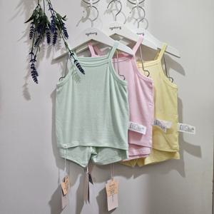 [아가방]쥬디 끈나시 런닝 상하  01S057401