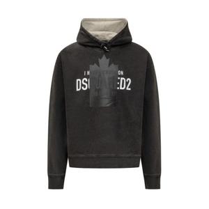 디스퀘어드2 후드 티셔츠 S74GU0860S25599 900 BLACK