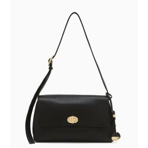 [질스튜어트ACC] [25FW][AUBE] 블랙 가죽 오브 장식 숄더백 M JABA5F101BK