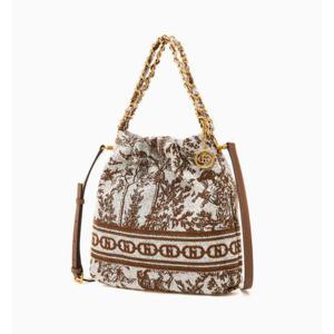 [헤지스ACC] 시그니처 H 뜨왈 자카드 체인 미니 숄더백 HIBA5F681W2