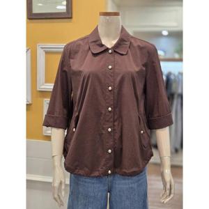 BCBG 세이브존01 디라이크 스판 쟈켓스타일 블라우스 B5B5B499