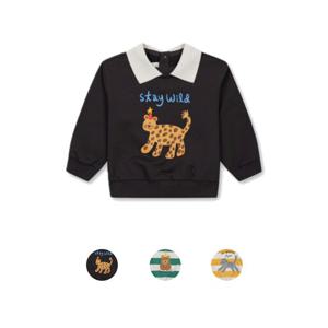 탑텐키즈 MKF3TR3301 공용 유아 차윤아트 카라 스웨트셔츠