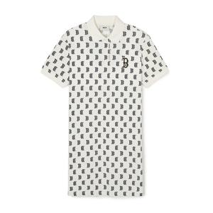 MLB W 모노티브 모노그램 피케 원피스 A5 HH 3FOPM0143 43CRS 50BKS