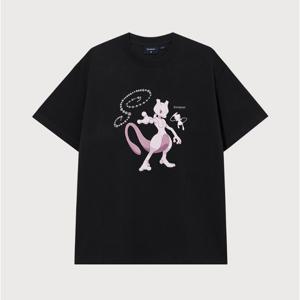 커버낫 공용 포켓몬 밸런스 쿨 코튼 티 B1 CO2502STP2 BK WH