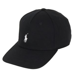 폴로랄프로렌 25FW 포니 로고 볼캡 블랙 710833790 001