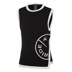 [와이드앵글] WWU23K12Z1  CO 심볼 원포인트 스웨터 베스트