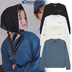 디스커버리키즈 DKRL11054 키즈 에센셜 스몰로고 긴팔 티셔츠