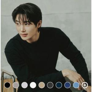 [지오다노]남성 크루넥 라운드 무지 기본 맨투맨 티셔츠 025510