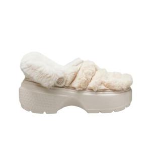 크록스 스톰프 라인드 퀼트 클로그 스투코 208938-160