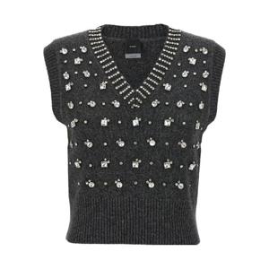 핀코   니트 FW25 105639 A2TR PONZIANE K07 5916456 Grey