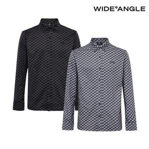 [와이드앵글] WMU25451 남성 CO 모노그램  패턴  셔츠