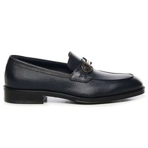 25 FW 페라가모 간치니 버클 모카신 로퍼 블랙 029276778842