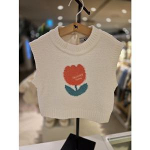 [블루독베이비] 25 FW(크림)소프트 튤립 베스트(45C1422001)유아 아가옷 백일 돌 선물 조카 조끼 (45C14220
