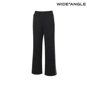 [와이드앵글] WWW23301Z1 PF 티핑 와이드 밴딩 팬츠 L (Black)