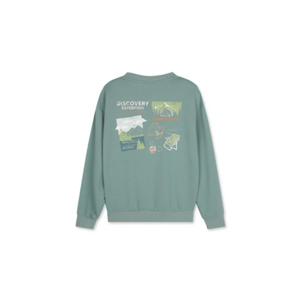 [디스커버리키즈US] (DKTR18054-DMS) 키즈 아웃도어 그래픽 맨투맨