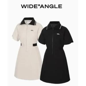 [와이드앵글]  WWW24W11  TO PRO 하프 슬리브 패딩 원피스 L