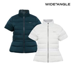 [와이드앵글] WWW25511 여성 TO 에어퍼프 반팔 다운