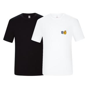 콜핑 남성 면 로고 기본 등산 반팔 라운드 티셔츠 2402TK585M