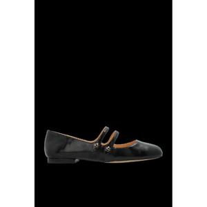 25FW COACH 레더 ballet flats CX0420BLK