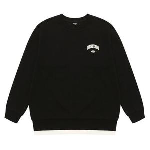 에꼴리에 세이브존03 겨울 노기모 레이어드 맨투맨티 22D0731-BK